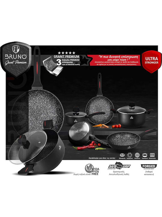 Bruno Premium Pan made of Aluminum with Non-Stick Coating 28cm