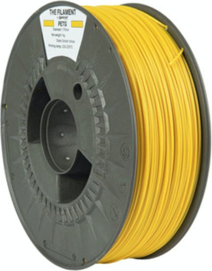 Spectrum PETG 3D Drucker Filament 1,75mm Gelbe 1kg 1 Stück (Spule)