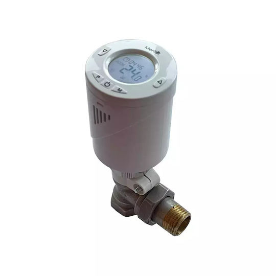 Kit Vană Termostatică Pentru Radiator Danfoss Cap Termostatic Inteligent Mentor Tzb221d Zigbee Programabil Lcd Hub