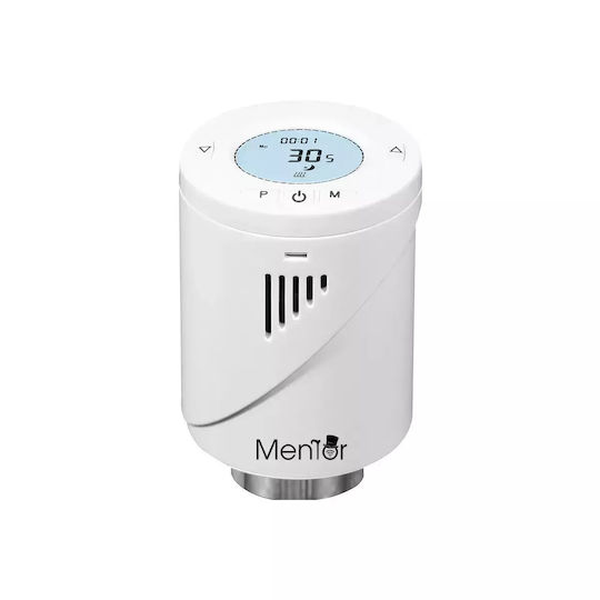 Kit Vană Termostatică Pentru Radiator Danfoss Cap Termostatic Inteligent Mentor Tzb221d Zigbee Programabil Lcd Hub