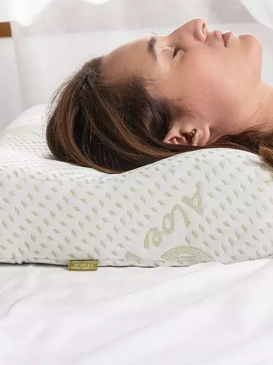 Alpha Foam Deluxe Aloe Vera Bed Pillow Memory Foam Anatomic 36x55x15cm