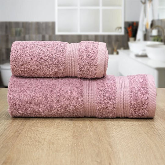 Lino Home Facecloth Marea 50x90cm Pink Weight 480gr/m²