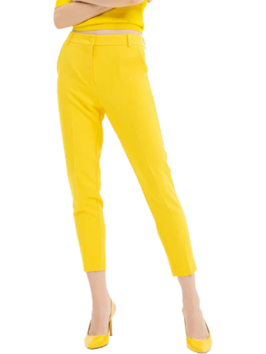 Дамско Capri Chino Панталон Yellow
