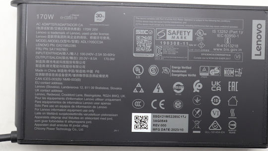 Lenovo Laptop Charger 170W 20V