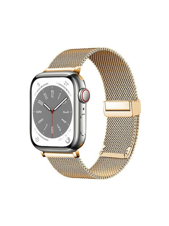 Kalebol Strap Stainless Steel Gold (Apple Watch 10, Ultra 2, Ultra 49mm, 9, 8, 7)