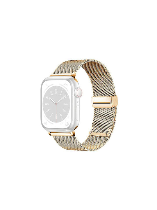Kalebol Strap Stainless Steel Gold (Apple Watch 10, Ultra 2, Ultra 49mm, 9, 8, 7)