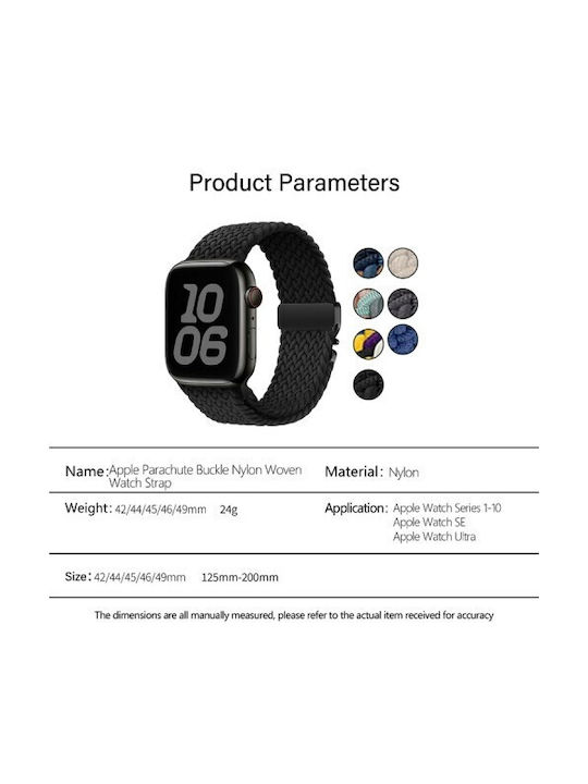 Kalebol Каишка Сив (Apple Watch 10, Ultra 2, Ultra 49mm, 9, 8, 7)