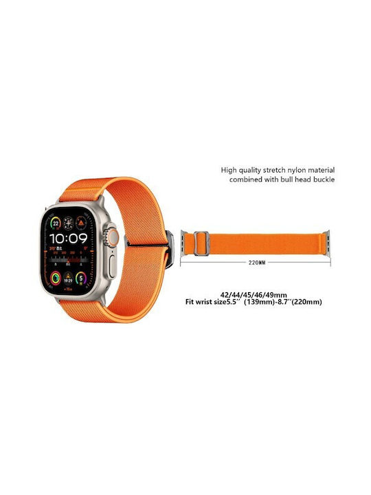 Kalebol Каишка Текстил Бордо (Apple Watch 10, Ultra 2, Ultra 49mm, 9, 8, 7)