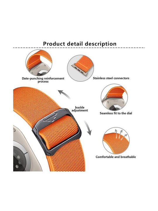 Kalebol Strap Fabric Purple (Apple Watch 10, Ultra 2, Ultra 49mm, 9, 8, 7)