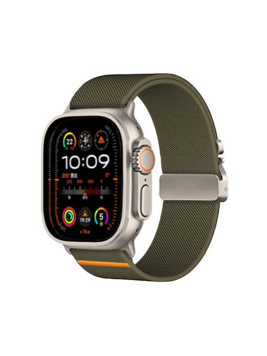 Kalebol Strap Fabric Green (Apple Watch 10, Ultra 2, Ultra, 9, 8, 7)