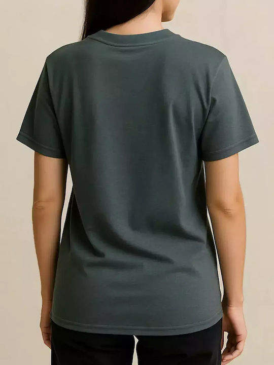 Damen Bluse Baumwolle Gray