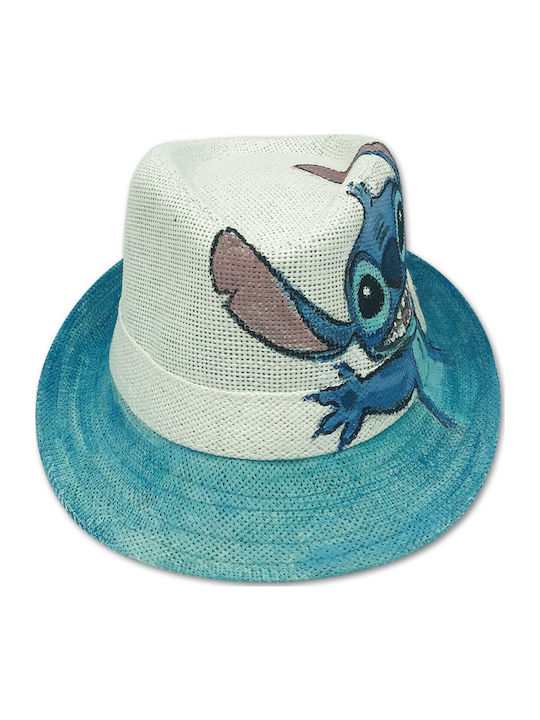 LiebeQueen Παιδικό Καπέλο Καβουράκι Stitch Λευκό