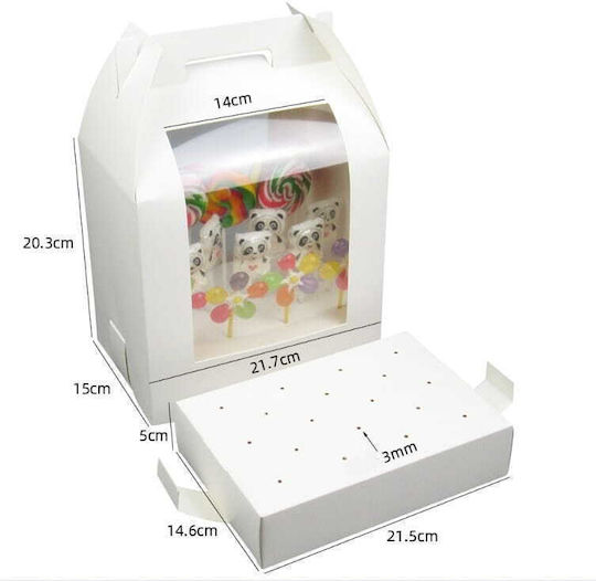 Cake Land Bețișoare pentru Pop Cake Hârtie 15x21cm 5pcs