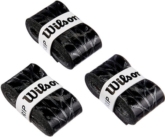 Wilson Profiole Comfort Overgrip Μαύρα 3τμχ