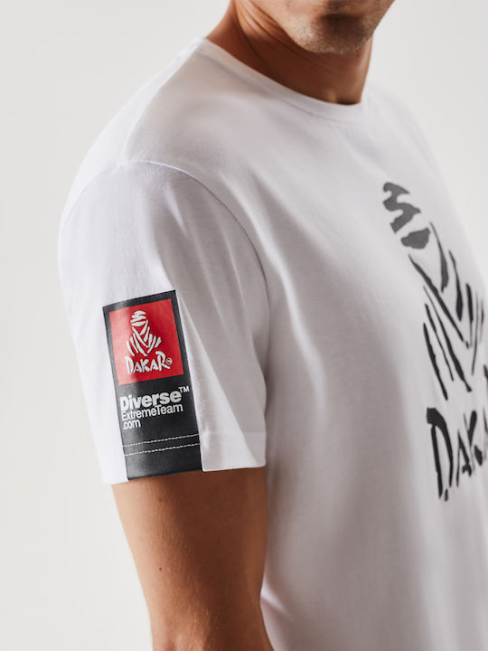 Dakar T-shirt Τύπωμα Dkr 0122 White