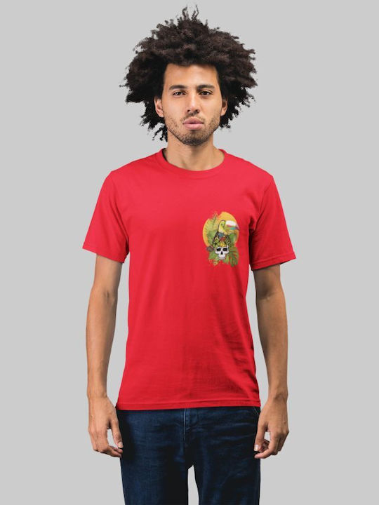 Tropical Vibes T-shirt Red