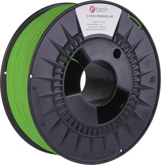 Bestway ABS 3D Printer Filament 1.75mm Luminous Green 1kg 1τμχ (Spool)