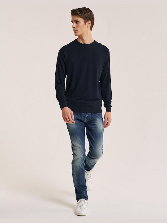 Blue Knitted Sweater