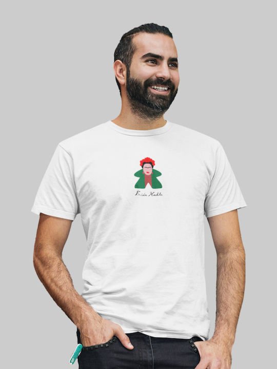 Frida Kahlo Meeple T-shirt Black