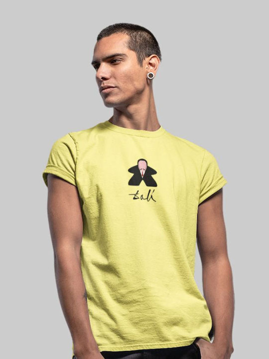 Dali Meeple T-Shirt Dunkles Lila