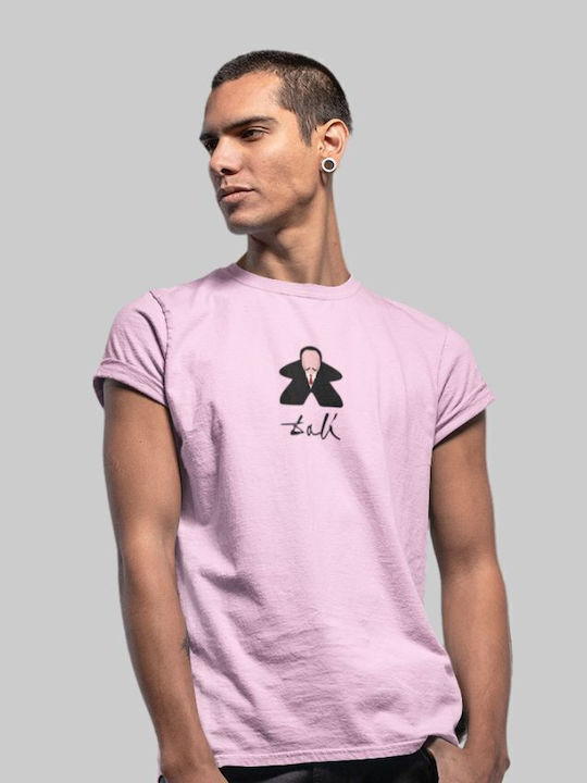 Dali Meeple T-Shirt Hellblau