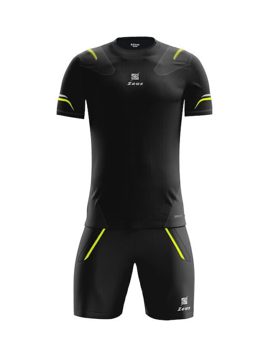 Echipament Padel Zeus Kit Champion Negru Galben Fluo