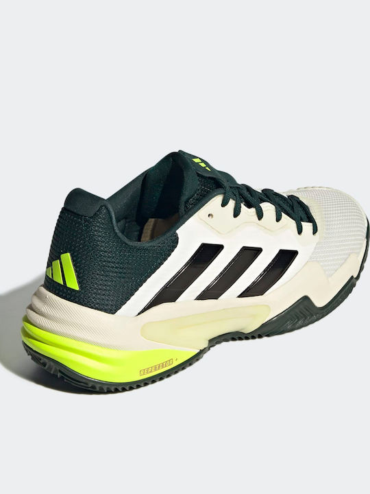 adidas Barricade 13 Мъжки Тенис обувки Глинени игрища Бели