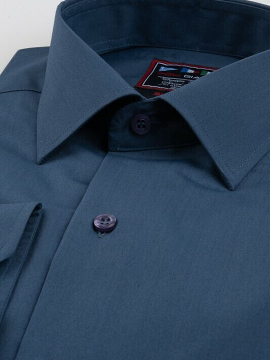 Poligianni-domino Υποκάμισο Slim Fit 20502-14 Ραφ
