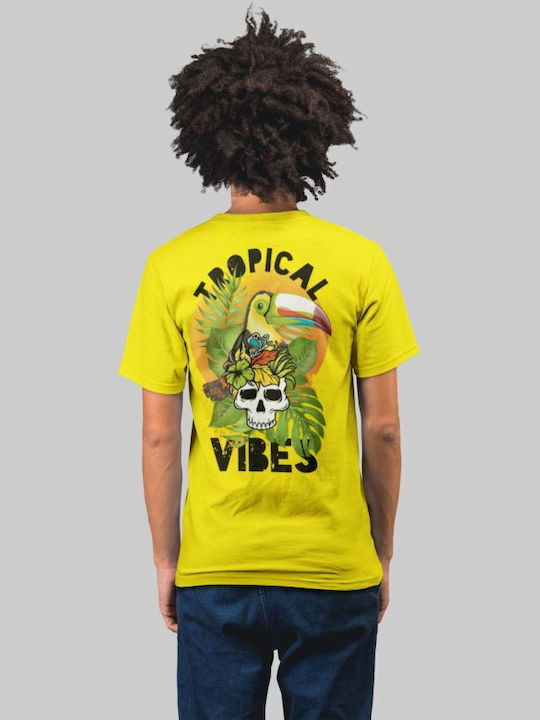 Tropical Vibes T-shirt Lemon