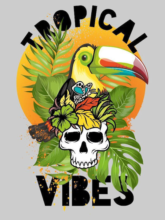 Tropical Vibes T-shirt Lemon