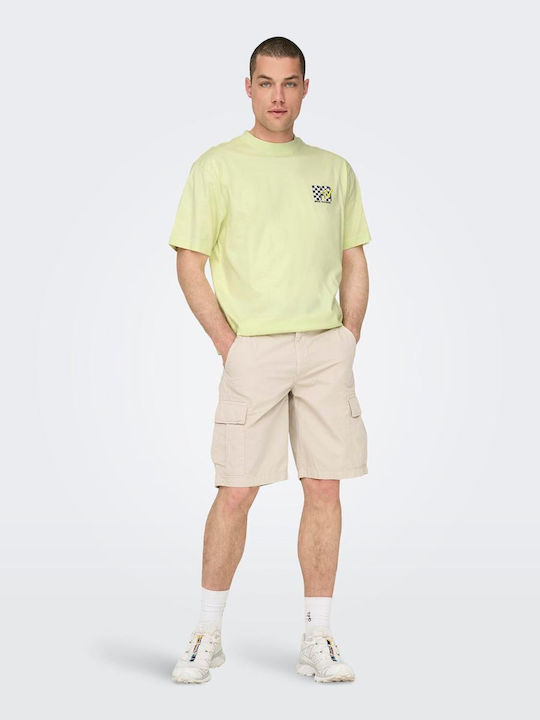 Mtv Music Television T-shirt – ’90s Backprint Edition Light Yellow