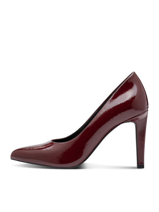Anatomic Patent Leather Burgundy Heels