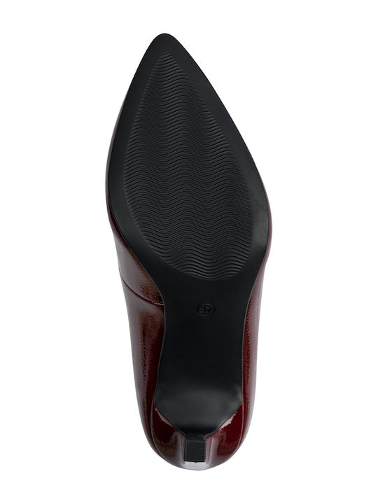 Anatomic Patent Leather Burgundy Heels