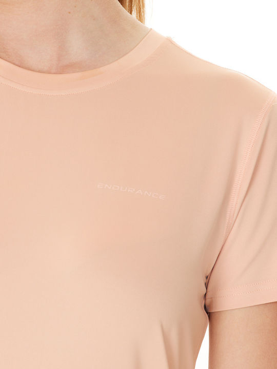 Endurance Tricou Yonan W Performance S S Peach Whip