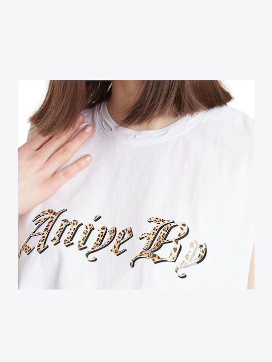 Aniye By T-shirt Aniye Leo White Γυναικείο