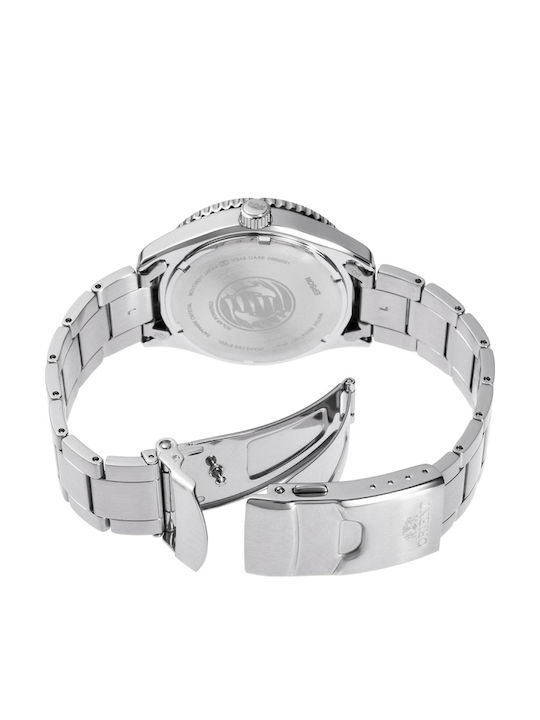 Orient Mako 40 Ceas Bărbați Solar cu Brățară Din Metal Argintie