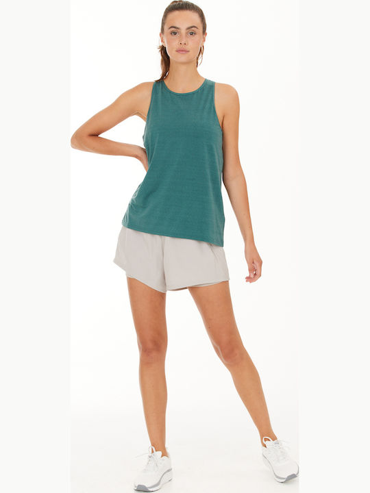 Athlecia Bluza Fără Mâneci Mota Slub Top 3160 Verde Mallard