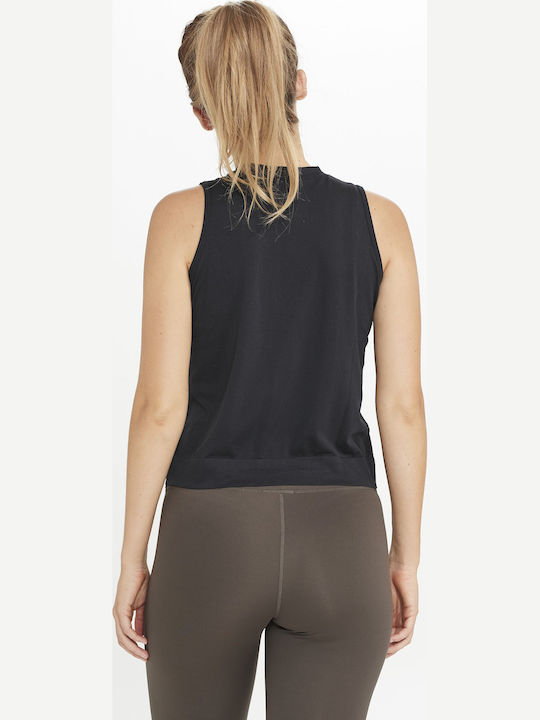 Athlecia Μπλούζα Αμάνικη Laimeia Oversize Seamless Top 1001 Black
