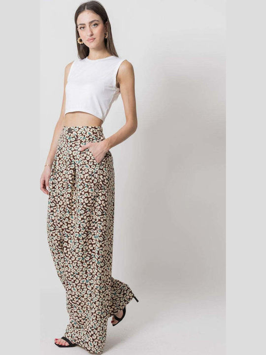Crop Top Fără Mânecă Deschidere în Spate Alb