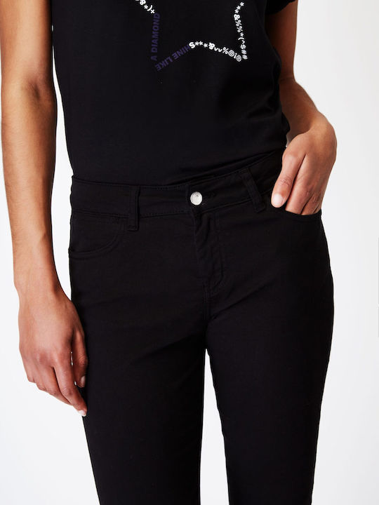Cotton Five-Pocket Women's Trousers Black Sarah Lawrence Black