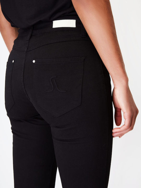 Cotton Five-Pocket Women's Trousers Black Sarah Lawrence Black