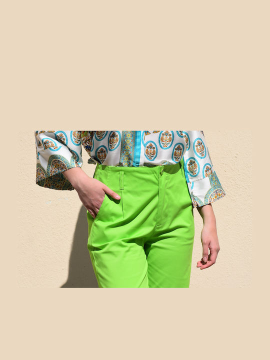 Women's Trousers Exceptional Quality Light Green Code tru107