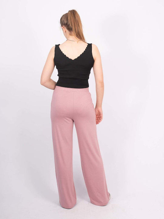 Bequeme Viskose Damenhose Rosa Bequeme Viskose Damenhose Rosa