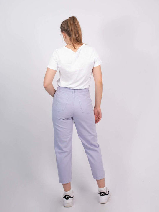 Jean Mom Fit Violet Deschis