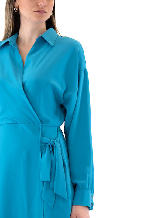 Matchbox Dress Women Matchbox Μπλε Mtchbx-1018