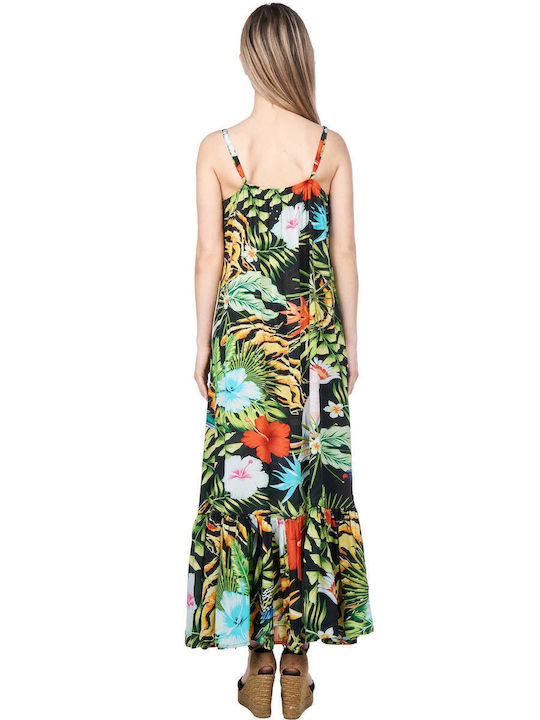 Inoa Γυναικείο Φόρεμα Frill Strap Maxi New Darwin Inoa Γυναικείο Φόρεμα Frill Strap Maxi New Darwin