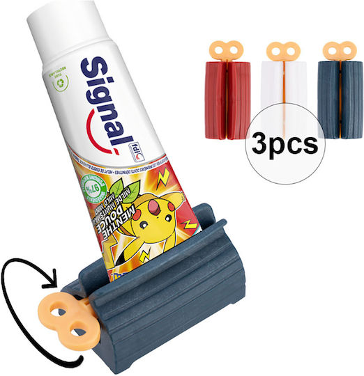 Techkidz Set 3 Dozatoare de Pastă de Dinți Model Squeeze Multicolore