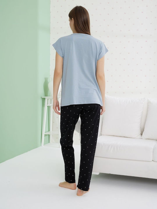 Pijamale Dama Misenza Silvia Bumbac Negru
