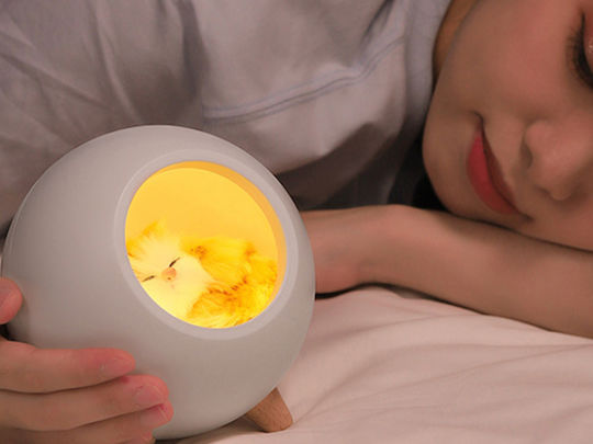 Techkidz Sleepy Cat Nightlight Children White