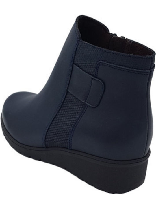 Pepe Menargues Ghete de Piele Albastre 9002